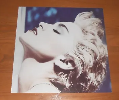 Madonna True Blue Poster 2-Sided Flat Square Promo 12x12 • $24.95