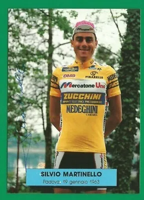 CYCLING Cycling Card SILVIO MARTINELLO Team MERCATONE UNO 1992 • $2.12