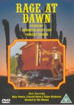 Rage At Dawn DVD (2004) Randolph Scott Whelan (DIR) Cert U Fast And FREE P & P • £2.18