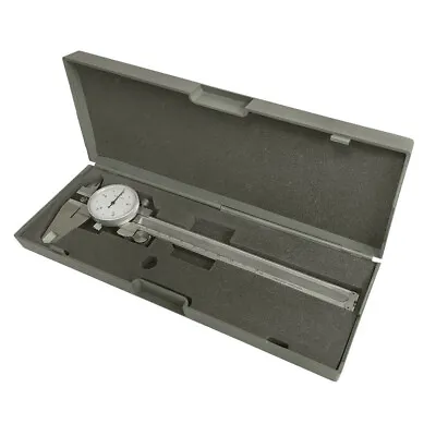 Stainless Steel Metric Dial Caliper Precision Hardened 150mm/0.05mm • $26.50