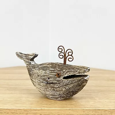 Whale Ornament Fish Sculpture Fish Tail Coastal Beach Seaside Home Decor Gift • £14