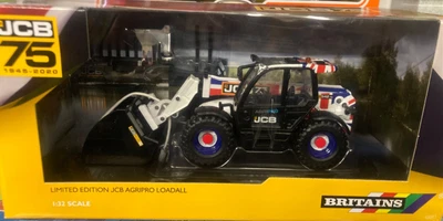 £32 • Buy Britains JCB Union Jack Loadall 75 Th Anniversay Model New