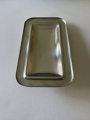 Vintage Medical Surgical Tray Lid 1950's Stainless Steel Lot Of 4 • $39.49