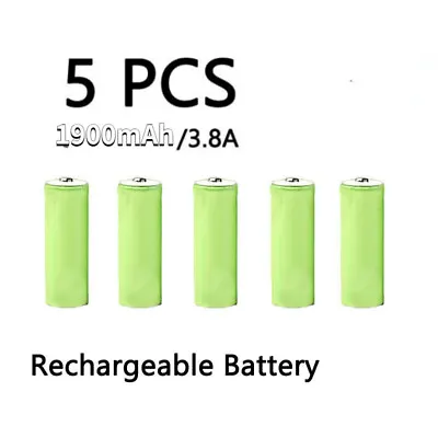 5x 1900mAh Rechargeable Battery For Panasonic Camera Flashlight NCR18500A 18500 • £65.94