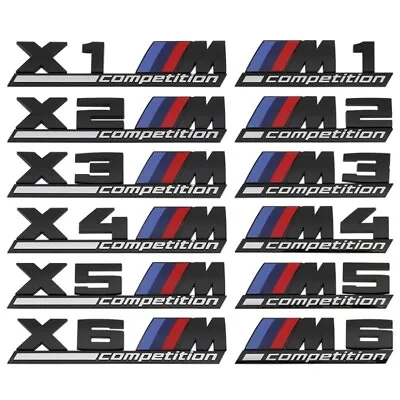 Car Rear Trunk Emblem Badge Sticker Decals For BMW M Power M1 M2 M3 M5 M7 M8 X5M • $19.99