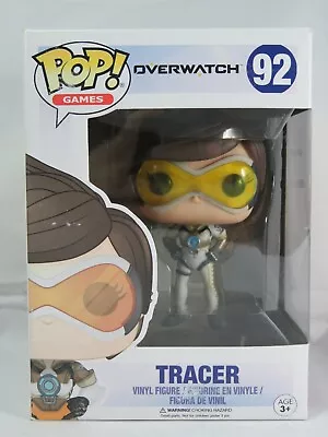 $23 • Buy Games Funko Pop - Tracer (Posh) - Overwatch - No. 92 - Free Protector