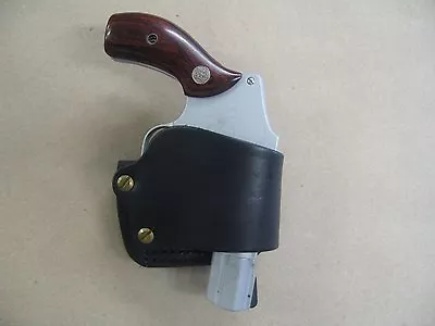 Smith & Wesson J Frame Revolver 3660640 Leather Belt Slide Holster Black USA • $29.95