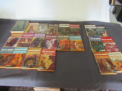 Lot Of 22 Tarzan And John Cart Series & More Books By  EDGAR RICE BURROUGHS  • $99.08