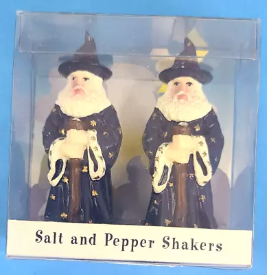 Vintage Merlin The Wizard Salt And Pepper Shakers NEW Kitchen Collectible • $19.95