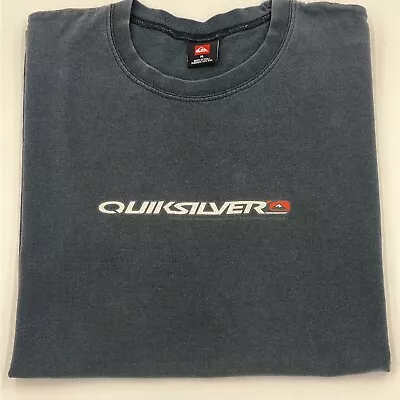 Quiksilver Black Sleeveless Cut Off T-Shirt Men's Size XL - Made In USA • $19.99