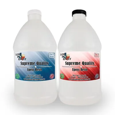 Lonestar Epoxy Resin 2 Part 1 Gallon Kit Clear Resin Crafts Art Coating • $55