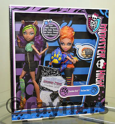 New  Monster High Clawdeen & Howleen Wolf Werewolf Sisters Dolls Twin Pack • $223.79