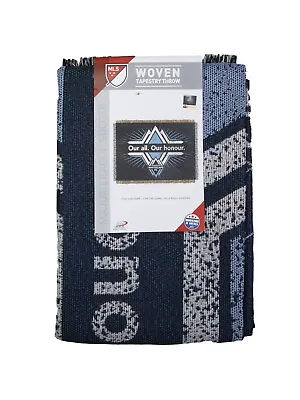 MLS Vancouver Whitecaps  Handmade  Woven Tapestry Throw Blanket 48  X 60  • $17.49