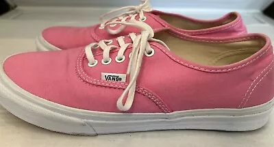 Vans Canvas Women’s Size 9 Men’s 7.5 Pink Shoes • $23