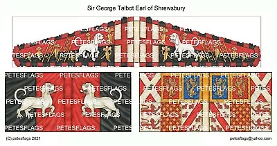 28mm Medieval Wars Of The Roses Flags Sir George Talbot Lancastrian And Yorkist  • £4