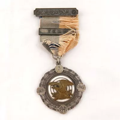$9.95 • Buy Vintage 1941 Hewitson Sterling Silver ALS & CRL Shooting Medal