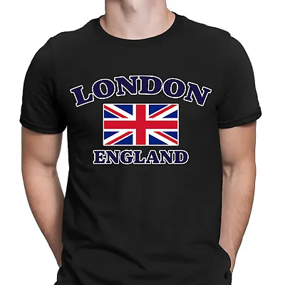 London England Union Jack Great Britain British Souvenir Mens T-Shirts Top #6NE • £9.99