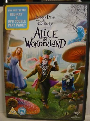 £2.95 • Buy Alice In Wonderland (Disney DVD, 2010) Johnny Depp In A Tim Burton Film