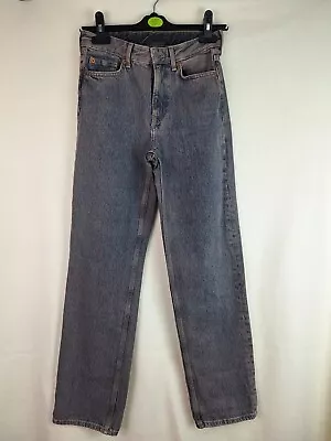 H&M Womens Acid Wash Size 6 Jeans Casual Trousers Pants • $17.37