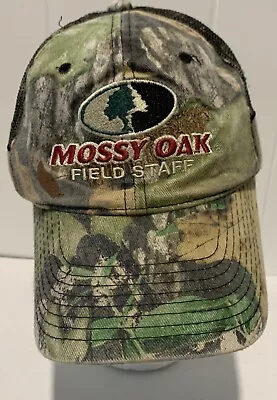 Mossy Oak Hat Cap Unisex One Size OFSA Camo Strap Back Field Staff • $14