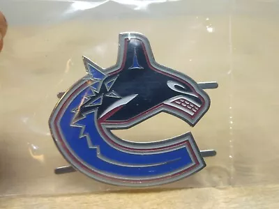 NHL Vancouver Canucks Logo Pin Whale Orca Hockey  2.5  • $9.98