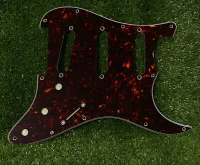 Standard Pickguard For 62 Strat For Fender - Brown Tortoise Shell Celluloid Top • $28.77