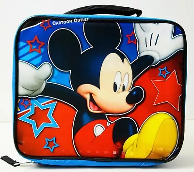 Disney Mickey Mouse Lunch Bag Lunch Box Travel Snack Sack Tote Birthday Gift New • $11.99