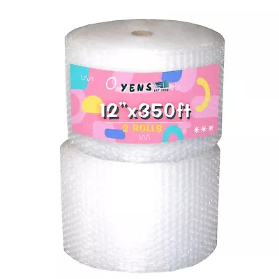 Fan3/16  Small Bubble Cushioning Wrap Padding Roll 700'x 12  Wide Perf 12  700FT • $36.99