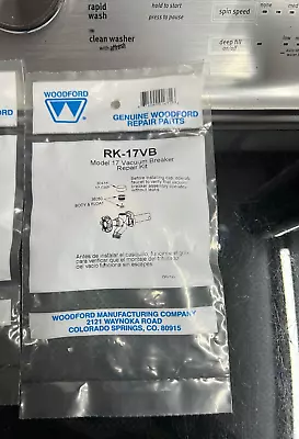 New Genuine WOODFORD RK-17VB MODEL 19 VACUUM BREAKER FLOAT KIT REPAIR KIT • $7.75