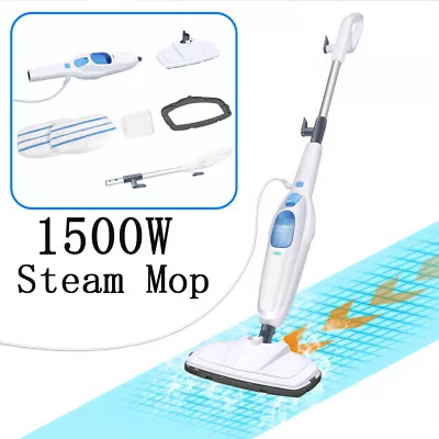 Steam Mop Cleaner Detachable Multi-purpose Cleaning Mop With Accessories • £41.43