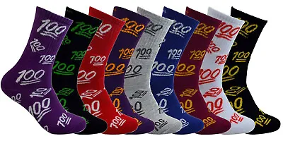 Perfect Performance 100 Score Athletic Sports Cushioned Unisex Daily Crew Socks • $6.49