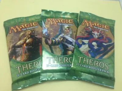 Magic Mtg THEROS Factory Sealed Booster Pack X 3 ! • $13.80