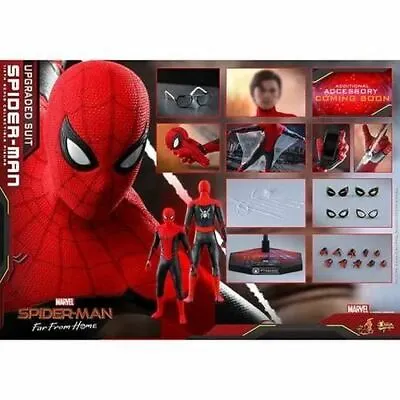 1/6 Far From Home SpiderMan Upgraded Suit Figure MMS542 Hot Toys Brown Shipper • $439.99