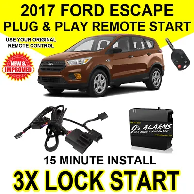 2017 Ford Escape Easy Install Remote Start Plug And Play Original Fob FO1C • $307.59