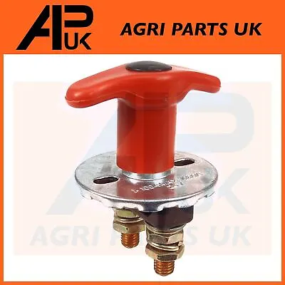 Battery Isolator Cut Off Power Kill Switch For Fordson Massey Ferguson Tractor • £16.49