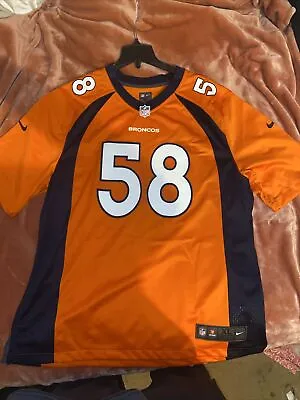 Nike Von Miller Denver Broncos Game Player Jersey Large NFL XL • $55