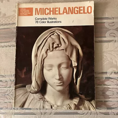 MICHELANGELO Complete Works 78 Color Illustrations Sp. Edition Vatican Museums • $8.65