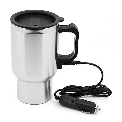 Car Electric Kettle Stainless Steel In-car Kettle Travel Thermoses Heating Q1S5 • £8.99