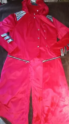 Cosplay Plague Doctor Steampunk Kingdom Hearts Red Velour Jacket  • $20