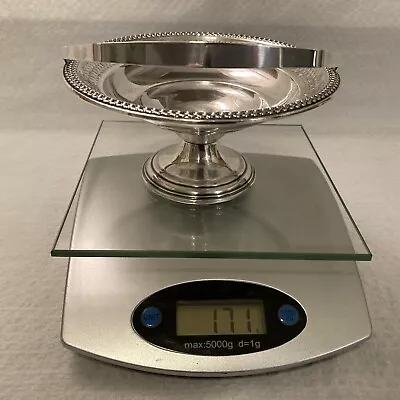 Vtg Sterling Silver Compote Candy Dish Weighted Reinforced 171 G 2.5 T X 5.75D • $63