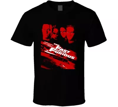 The Fast And The Furious Paul Walker Vin Diesel Movie Car T Shirt • $29.50