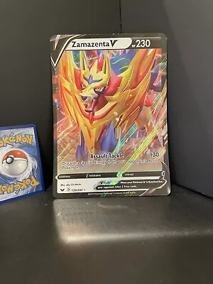 Pokemon Sword & Shield Zamazenta V 139/202 Jumbo Oversized Promo Card • $0.99