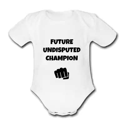 FUTURE UNDISPUTED CHAMPION Babygrow Baby Vest Grow Bodysuit U BKB F C MMA BOXING • £9.99