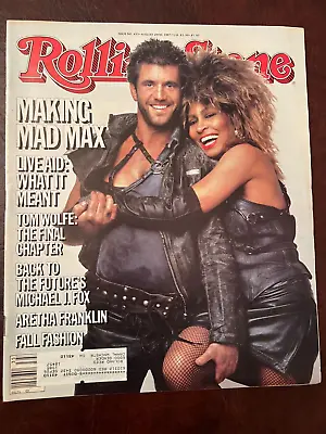 Rolling Stone Magazine Mad Max Tina Turner Mel Gibson Michael J Fox - 1 Owner • £4.81