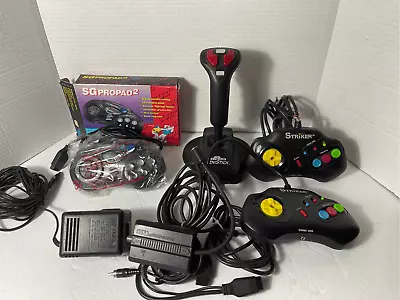 Sega Genesis Lot Of Controllers And Cables FOR PARTS • $20