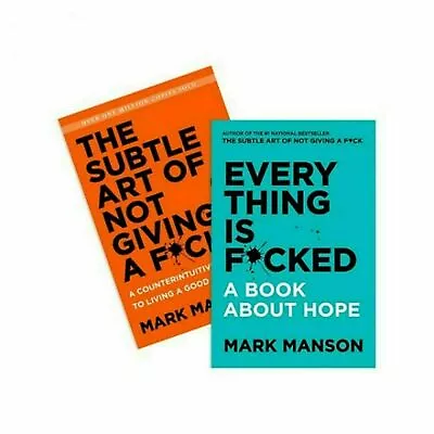 The Subtle Art Of Not Giving A Fck F*ck Fuck Everything Is F*cked By Mark Manson • $19.99