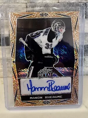 Manon Rheaume 23-24 Leaf Metal Legends Gold 1/1 • $159.99