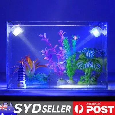 1W Mini Waterproof Aquarium LED Spotlight Submersible Light Fish Tank Underwater • $12.49