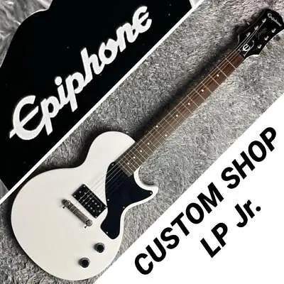 Electric Guitar Epiphone Les Paul Junior Custom Shop White S/N 11062307832 • $635