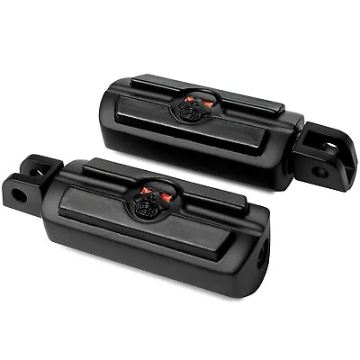 2x Black Skull Foot Pegs (Left & Right) For Suzuki M109R 2006-2018 (Front Only) • $29.99